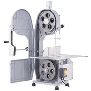 Commercial Electric Meat Bandsaw, 1500W Stainless Steel Countertop Bone Sawing Machine, Workbeach 19.3" x V952-TSJGJ1500W4202NX5V3