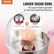 Electric Cotton Candy Machine, 1000W Candy Floss Maker, Commercial Cotton Candy Machine with Cover, Stainless V952-TSMHTJHSHGXMQ4DUBV3