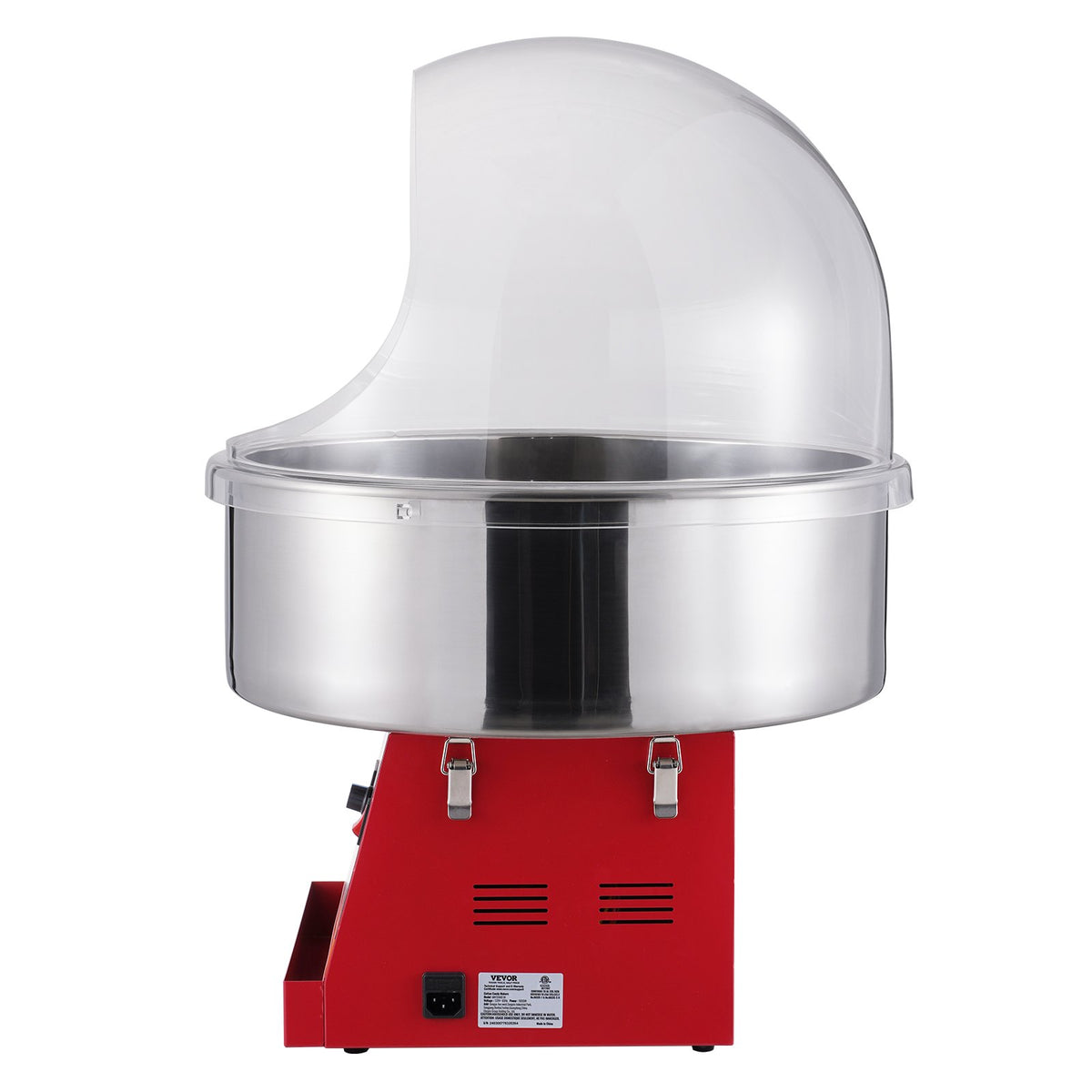 Electric Cotton Candy Machine, 1000W Candy Floss Maker, Commercial Cotton Candy Machine with Cover, Stainless V952-TSMHTJHSHGXMQ4DUBV3