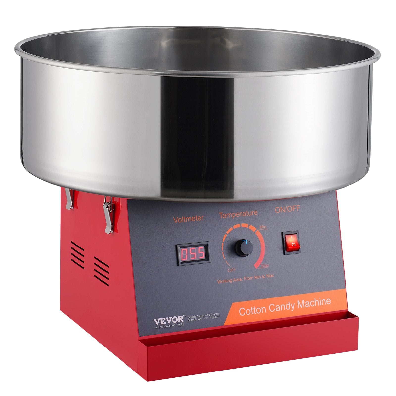 Electric Cotton Candy Machine, 1000W Candy Floss Maker, Commercial Cotton Candy Machine with Stainless Steel V952-TSMHTJHSWGXM8E4PNV3