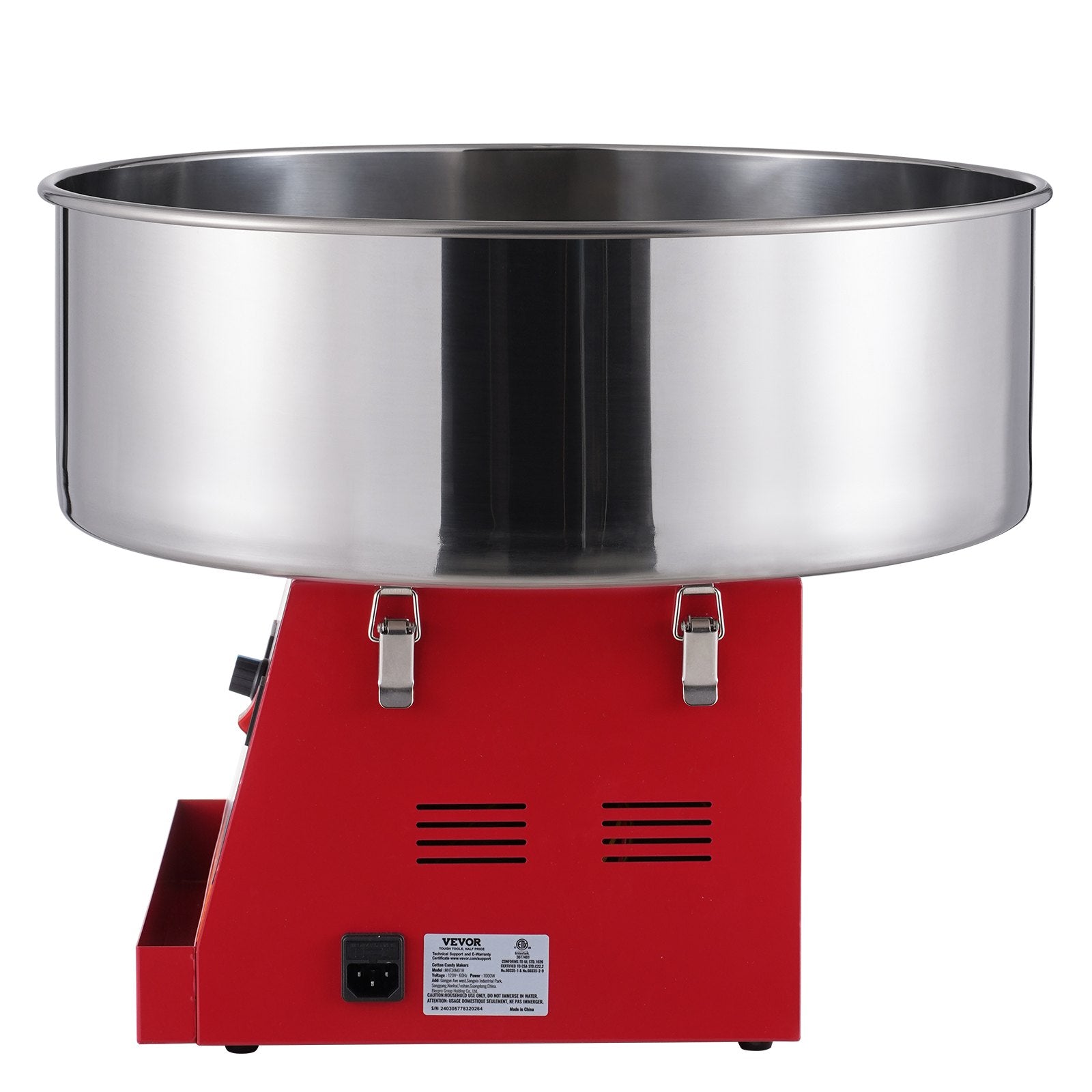 Electric Cotton Candy Machine, 1000W Candy Floss Maker, Commercial Cotton Candy Machine with Stainless Steel V952-TSMHTJHSWGXM8E4PNV3