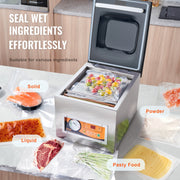 Chamber Vacuum Sealer, 260W Sealing Power, Vacuum Packing Machine for Wet Foods, Meats, Marinades and More, V952-TSQSZKFKJTSYFHFEBV3
