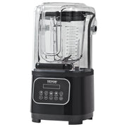 Professional Blender with Shield, Commercial Countertop Blenders, 2L Jar Blender Combo, Stainless Steel 9 V952-TSSBJ20L1600W4DTQV3