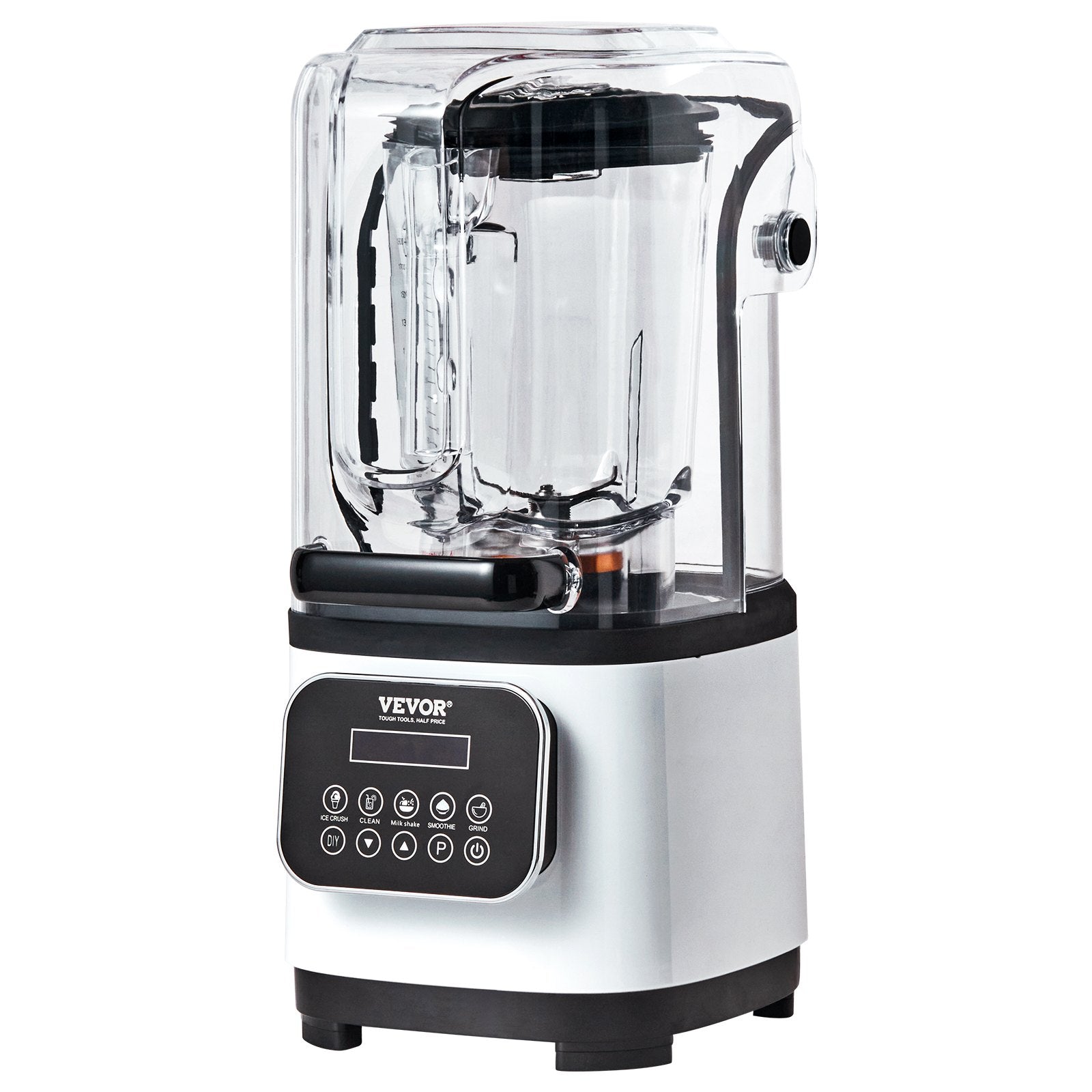 Professional Blender with Shield, Commercial Countertop Blenders, 2L Jar Blender Combo, Stainless Steel 9 V952-TSSBJ20L1600WCAX2V3