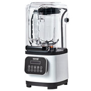 Professional Blender with Shield, Commercial Countertop Blenders, 2L Jar Blender Combo, Stainless Steel 9 V952-TSSBJ20L1600WCAX2V3