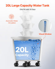 Hydroponic Growing System, 30 Pods Vertical 6 Tiers Hydroponic Tower, Home Hydronic Garden with Water Pump & V952-TSSPZZXT20LW7KX24V3