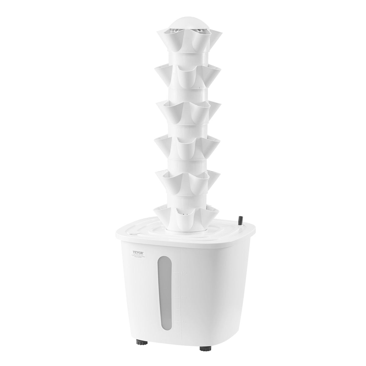 Hydroponic Growing System, 30 Pods Vertical 6 Tiers Hydroponic Tower, Home Hydronic Garden with Water Pump & V952-TSSPZZXT20LW7KX24V3
