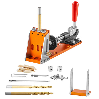30 Pcs Pocket Hole Jig Kit, Adjustable & Easy to Use Pocket Hole Jig System with Step Drills, Wrenches, Drill V952-TSXKKJDPNHQ1N0B2PV0