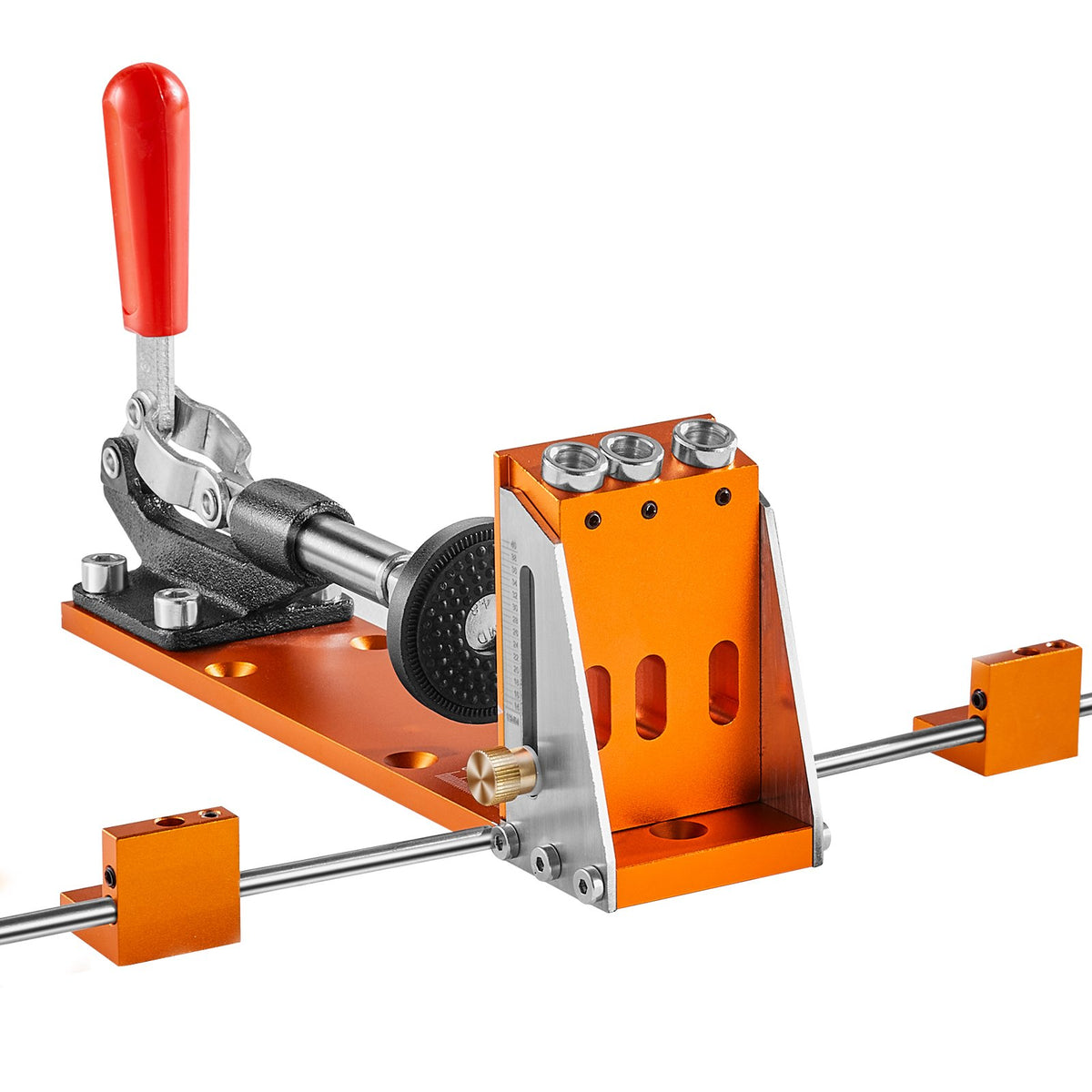 Pocket Hole Jig Kit, 34 Pcs Pocket Hole Jig System with C-clamp, Fixture, Step Drills, Wrenches, Drill Stop V952-TSXKKJPGDGJJQ2BJPV0