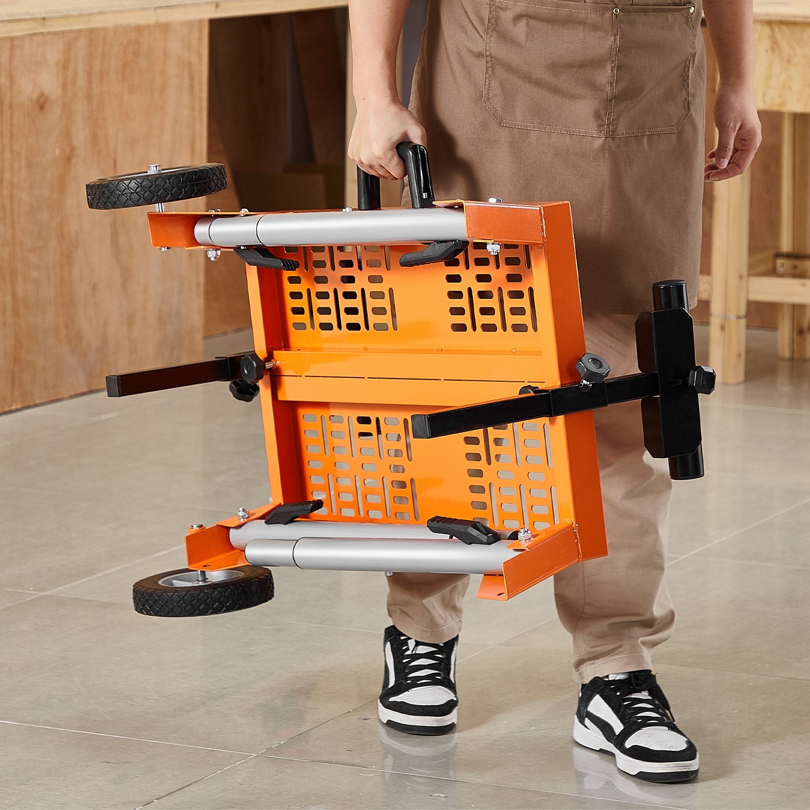 Miter Saw Stand with Tabletop and Wheels 330lbs Load Capacity Adjustable V952-TSXQJZJ5060IEB045V0