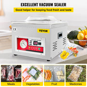 Chamber Vacuum Sealer Vacuum Packaging Machine 6.5 cbm/h Pump Rate 220V V952-TSZK6CBMH220VCECMV3