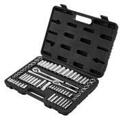 Socket Set, 69 Pieces, 9.5 & 6.4 mm Drive Socket and Ratchet Set, SAE and Metric, Deep and Standard, Mechanic V952-TTJLBSZJTTJLJ85A3001V0