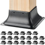 101.6x101.6mm Post Base 20Pcs, Internal 91x91mm Heavy Duty Powder-Coated Steel Post Bracket Fit for Standard V952-TTLZDZTG44YCLG0RVV0