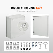 Electrical Enclosure, 24\'\' x 24\'\' x 8\'\', UL Certified NEMA 4 Outdoor Enclosure, IP65 Waterproof & V952-TUL60X60X20CMW0NQV0