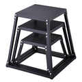 Plyometric Jump Boxes, 12/18/24 Inch Plyo Box, Platform and Jumping Agility Box, Anti-Slip Fitness Exercise V952-TXTD12YC18YC09SXRV0