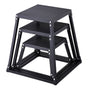 Plyometric Jump Boxes, 12/18/24 Inch Plyo Box, Platform and Jumping Agility Box, Anti-Slip Fitness Exercise V952-TXTD12YC18YC09SXRV0