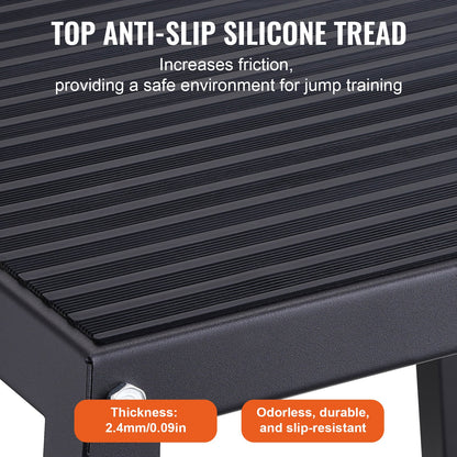 Plyometric Jump Boxes, 12/18/24 Inch Plyo Box, Platform and Jumping Agility Box, Anti-Slip Fitness Exercise V952-TXTD12YC18YC09SXRV0