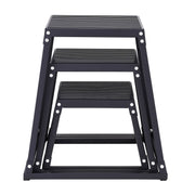 Plyometric Jump Boxes, 12/18/24 Inch Plyo Box, Platform and Jumping Agility Box, Anti-Slip Fitness Exercise V952-TXTD12YC18YC09SXRV0