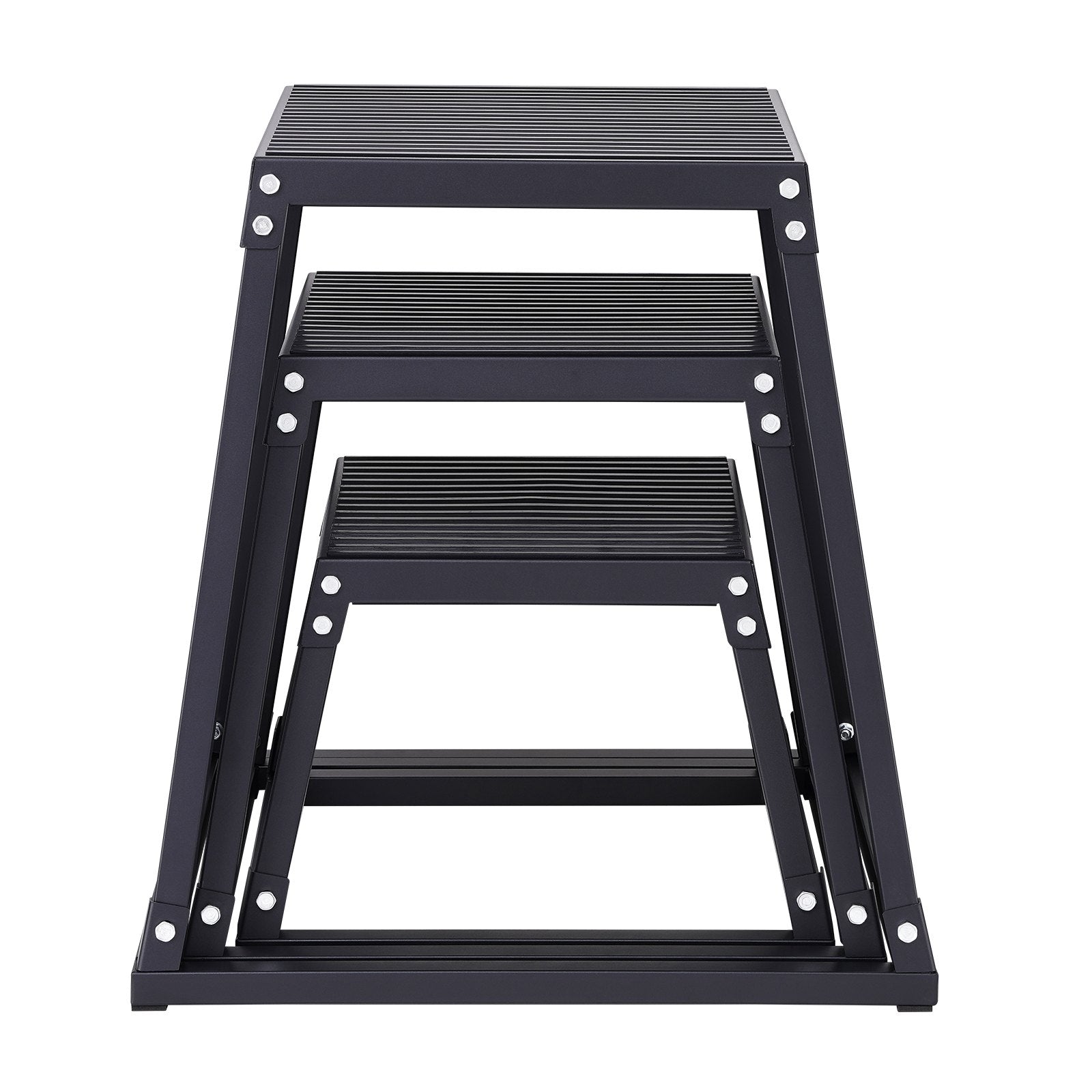 Plyometric Jump Boxes, 12/18/24 Inch Plyo Box, Platform and Jumping Agility Box, Anti-Slip Fitness Exercise V952-TXTD12YC18YC09SXRV0