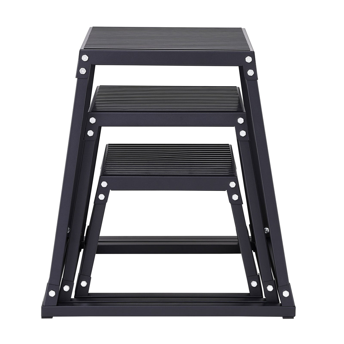 Plyometric Jump Boxes, 12/18/24 Inch Plyo Box, Platform and Jumping Agility Box, Anti-Slip Fitness Exercise V952-TXTD12YC18YC09SXRV0