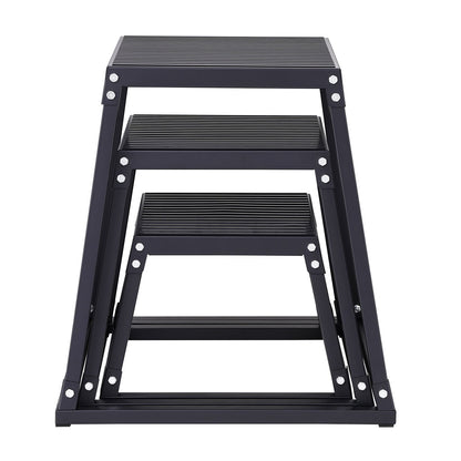 Plyometric Jump Boxes, 12/18/24 Inch Plyo Box, Platform and Jumping Agility Box, Anti-Slip Fitness Exercise V952-TXTD12YC18YC09SXRV0