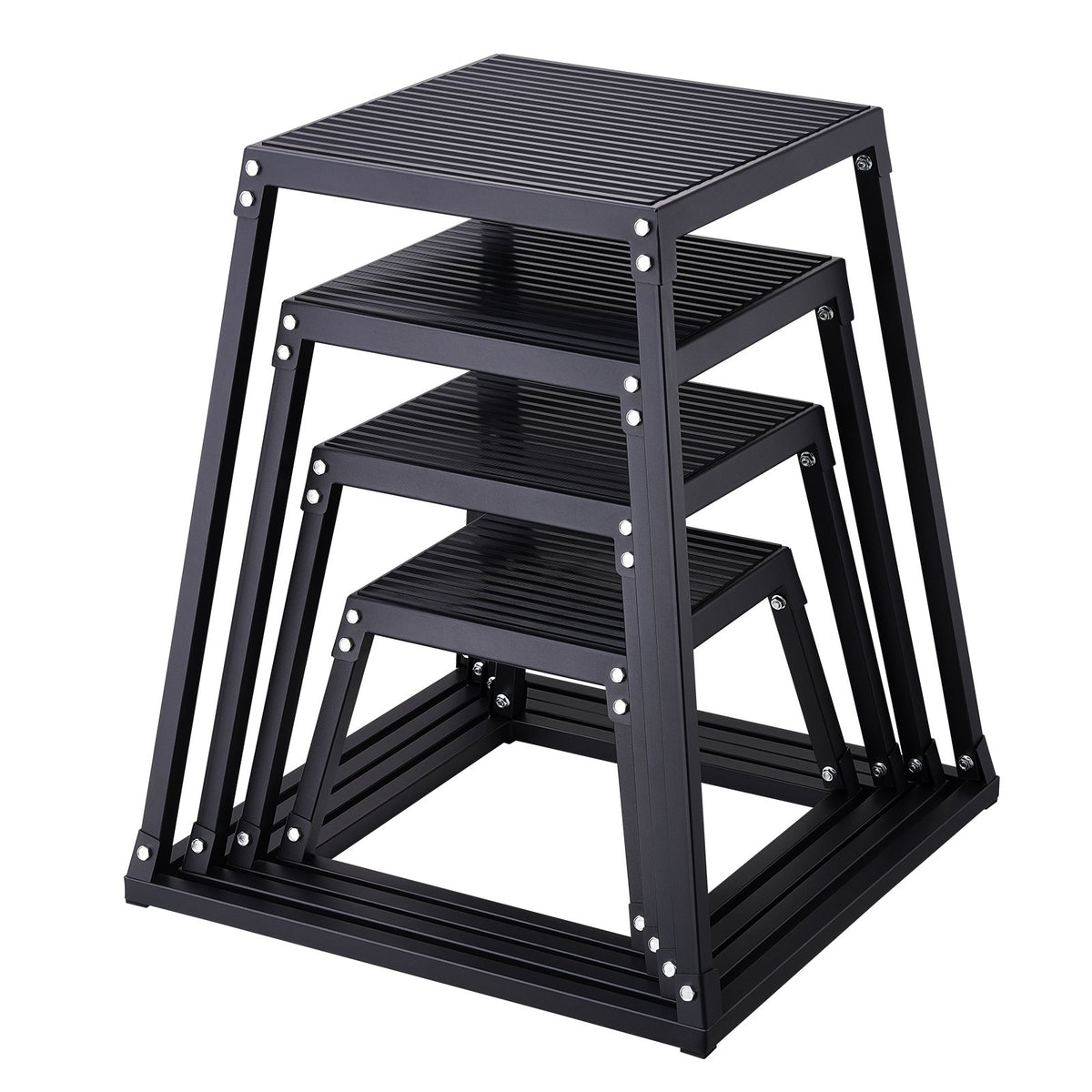 Plyometric Jump Boxes, 12/18/24/30 Inch Plyo Box, Platform and Jumping Agility Box, Anti-Slip Fitness V952-TXTD12YC18YCO57NNV0