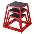 Plyometric Jump Boxes, 12/18/24 Inch Plyo Box, Platform and Jumping Agility Box, Anti-Slip Fitness Exercise V952-TXTD12YC18YCTKAZTV0