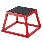 Plyometric Jump Box, 12 Inch Plyo Box, Steel Plyometric Platform and Jumping Agility Box, Anti-Slip Fitness V952-TXTD12YCGTHSLFMPHV0