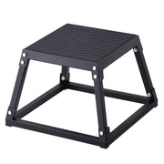 Plyometric Jump Box, 12 Inch Plyo Box, Steel Plyometric Platform and Jumping Agility Box, Anti-Slip Fitness V952-TXTD12YCGTHSPEBZRV0