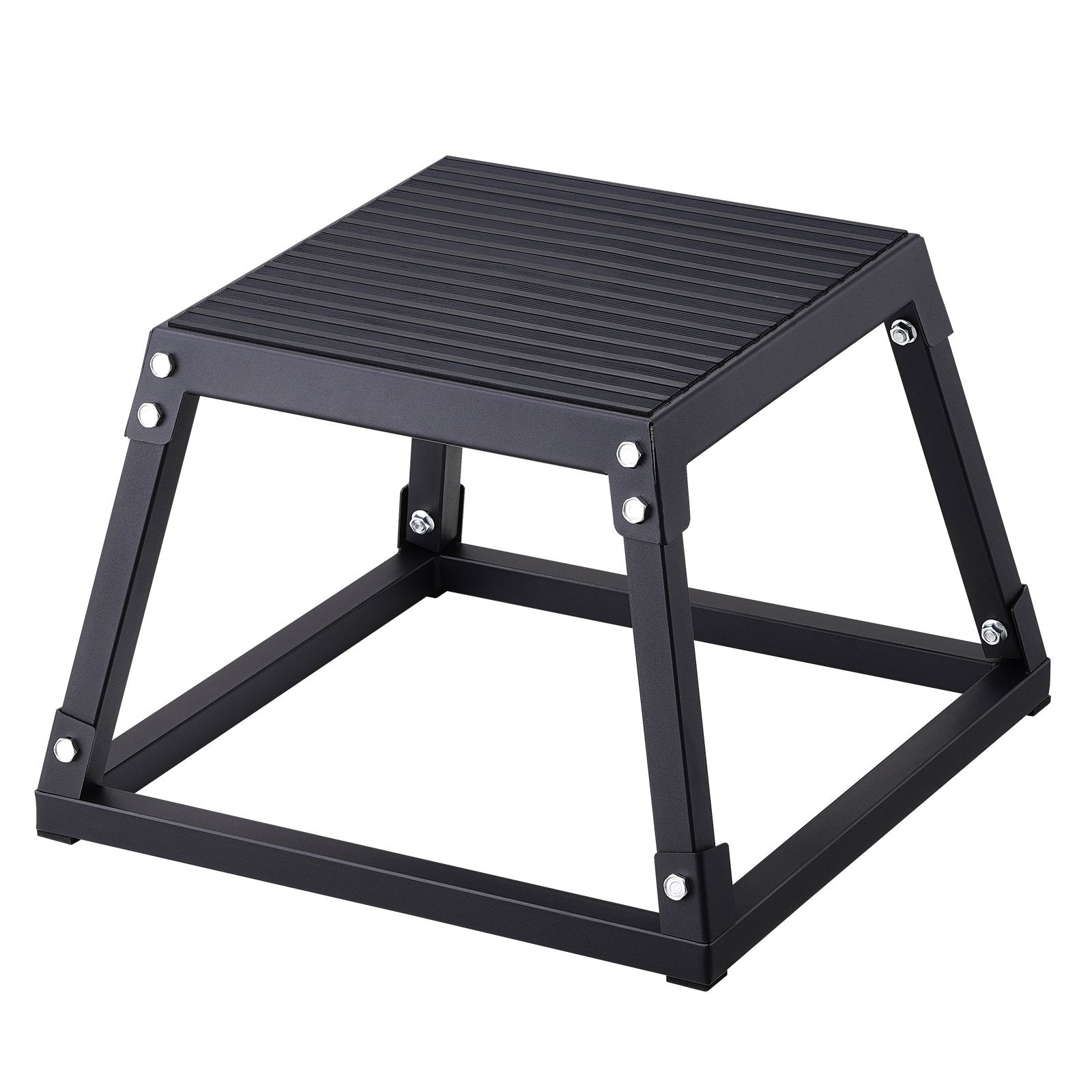 Plyometric Jump Box, 12 Inch Plyo Box, Steel Plyometric Platform and Jumping Agility Box, Anti-Slip Fitness V952-TXTD12YCGTHSPEBZRV0
