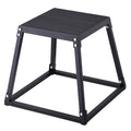 Plyometric Jump Box, 18 Inch Plyo Box, Steel Plyometric Platform and Jumping Agility Box, Anti-Slip Fitness V952-TXTD18YCGTHS557XIV0