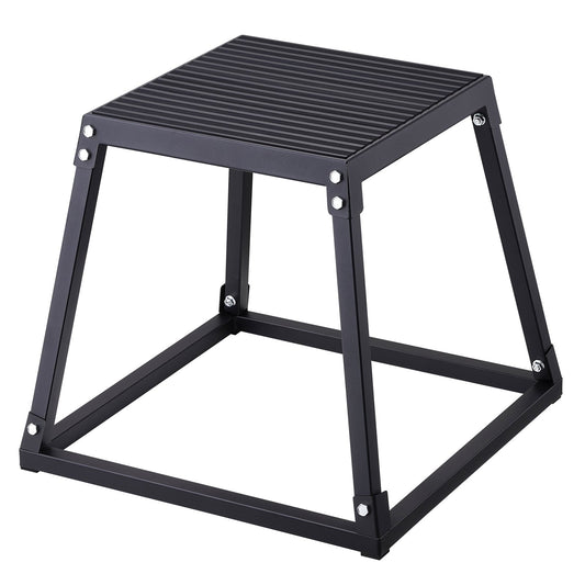 Plyometric Jump Box, 18 Inch Plyo Box, Steel Plyometric Platform and Jumping Agility Box, Anti-Slip Fitness V952-TXTD18YCGTHS557XIV0