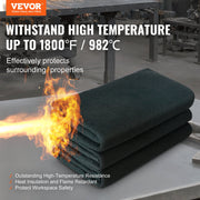 Carbon Felt Welding Blanket 4 Pack, 37" x 36" Flame Retardant Welding Blanket, Up To 1800 degrees F Heat V952-TXWDHTHS4JWTYV64QV0