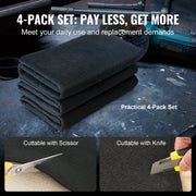 Carbon Felt Welding Blanket 4 Pack, 37" x 36" Flame Retardant Welding Blanket, Up To 1800 degrees F Heat V952-TXWDHTHS4JWTYV64QV0