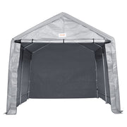 Protable Stotage Shelter Garage Stotage Shed 7 x 12 x 7.36ft & Zipper Door V952-TYCWP7FTX12FTTUICV0