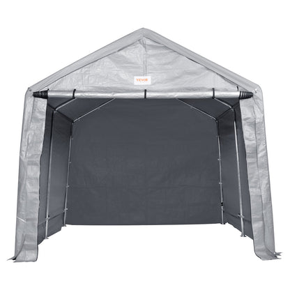Protable Stotage Shelter Garage Stotage Shed 7 x 12 x 7.36ft & Zipper Door V952-TYCWP7FTX12FTTUICV0