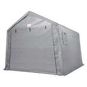 Protable Stotage Shelter Garage Stotage Shed 7 x 12 x 7.36ft & Zipper Door V952-TYCWP7FTX12FTTUICV0