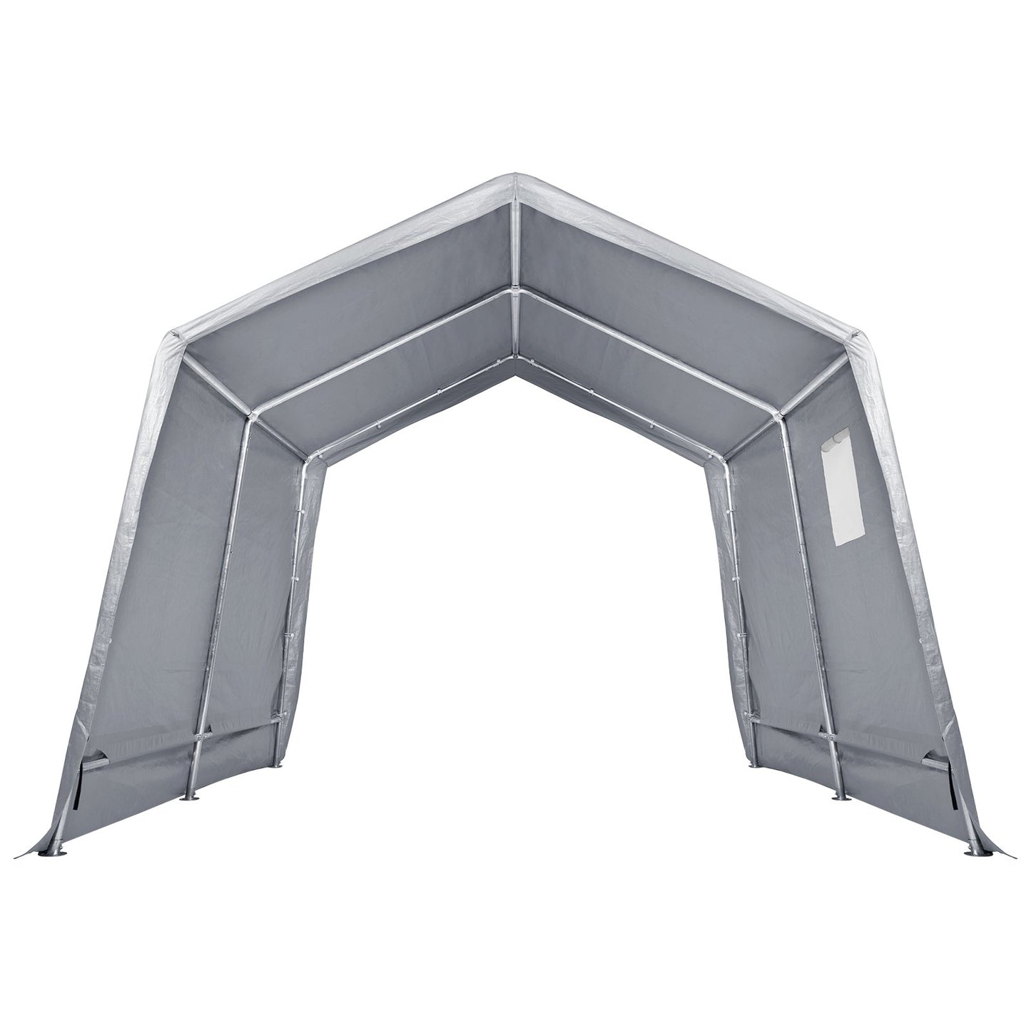 Protable Stotage Shelter Garage Stotage Shed 7 x 12 x 7.36ft & Zipper Door V952-TYCWP7FTX12FTTUICV0