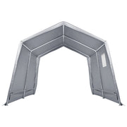 Protable Stotage Shelter Garage Stotage Shed 7 x 12 x 7.36ft & Zipper Door V952-TYCWP7FTX12FTTUICV0