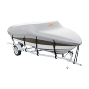 Boat Cover 600D Waterproof 16-18.5 ft Boat Cover V-Hull Tri-Hull Runabout V952-TYCZ600D1618F6PXLV0