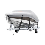 Boat Cover 600D Waterproof 16-18.5 ft Boat Cover V-Hull Tri-Hull Runabout V952-TYCZ600D1618F6PXLV0