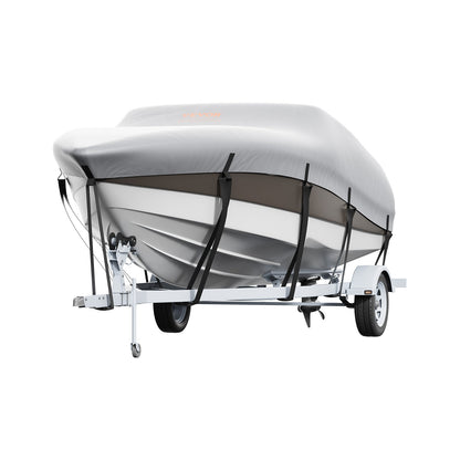 Boat Cover 600D Waterproof 17-19 ft Boat Cover V-Hull Tri-Hull Runabout V952-TYCZ600D1719PWYFKV0