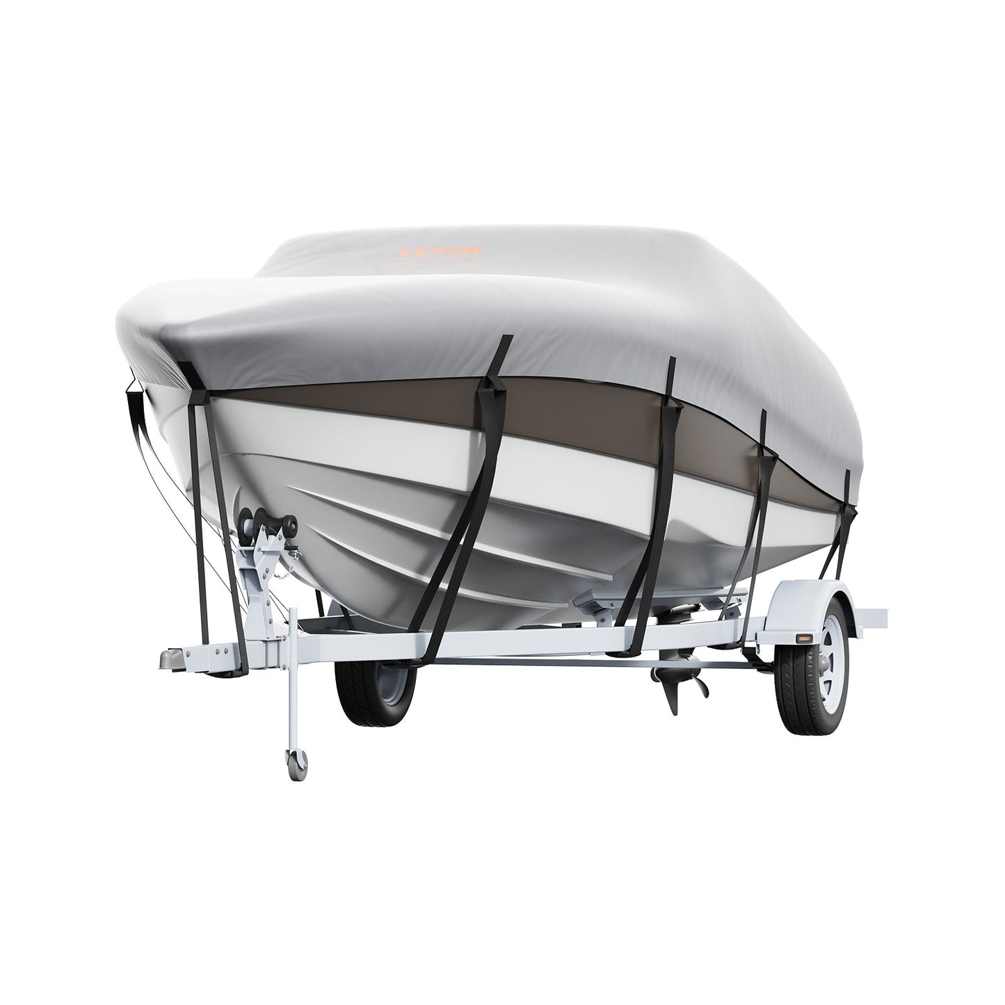 Boat Cover 600D Waterproof 20-22 ft Boat Cover V-Hull Tri-Hull Runabout V952-TYCZ600D2022LARNLV0
