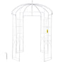 Birdcage Shape Garden Arbor, 9\' High x 6.6\' Wide, Heavy Duty Wrought Iron Arbor, Wedding Arch Trellis for V952-TYHYGMYCBSNL9I8V7V0