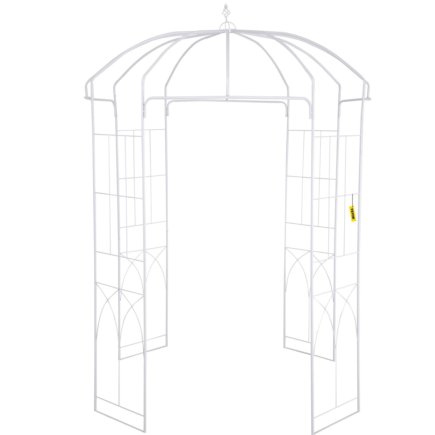 Birdcage Shape Garden Arbor, 9\' High x 6.6\' Wide, Heavy Duty Wrought Iron Arbor, Wedding Arch Trellis for V952-TYHYGMYCBSNL9I8V7V0