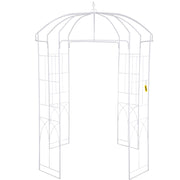Birdcage Shape Garden Arbor, 9\' High x 6.6\' Wide, Heavy Duty Wrought Iron Arbor, Wedding Arch Trellis for V952-TYHYGMYCBSNL9I8V7V0
