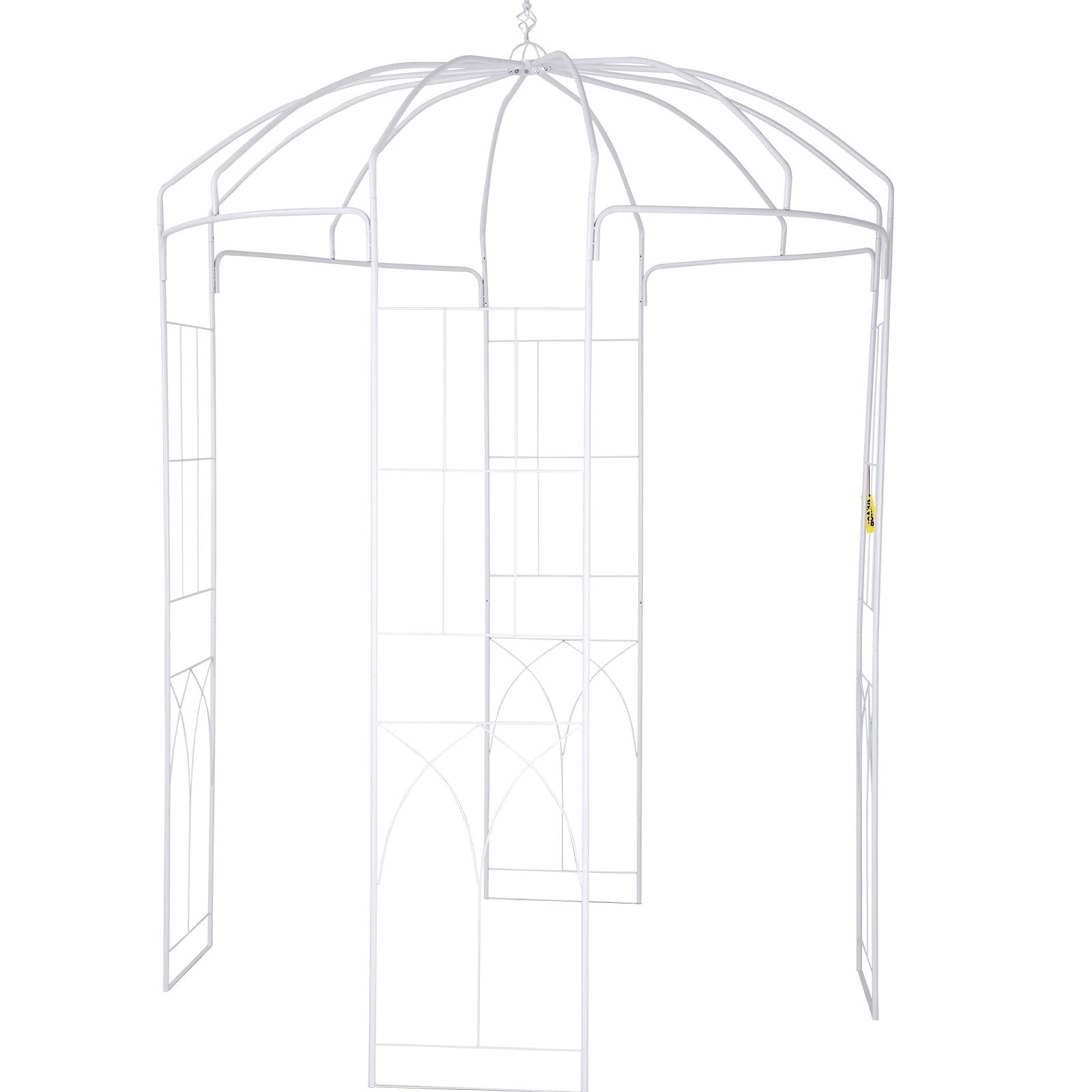 Birdcage Shape Garden Arbor, 9\' High x 6.6\' Wide, Heavy Duty Wrought Iron Arbor, Wedding Arch Trellis for V952-TYHYGMYCBSNL9I8V7V0