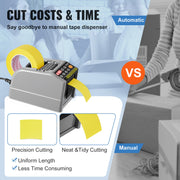 Automatic Tape Dispenser, Self-Adhesive Electric Tape Cutter, 25 W Packaging Machine, Tape Cutter, 6-60 mm V952-TYJDDDK60MMZYWC8CV3