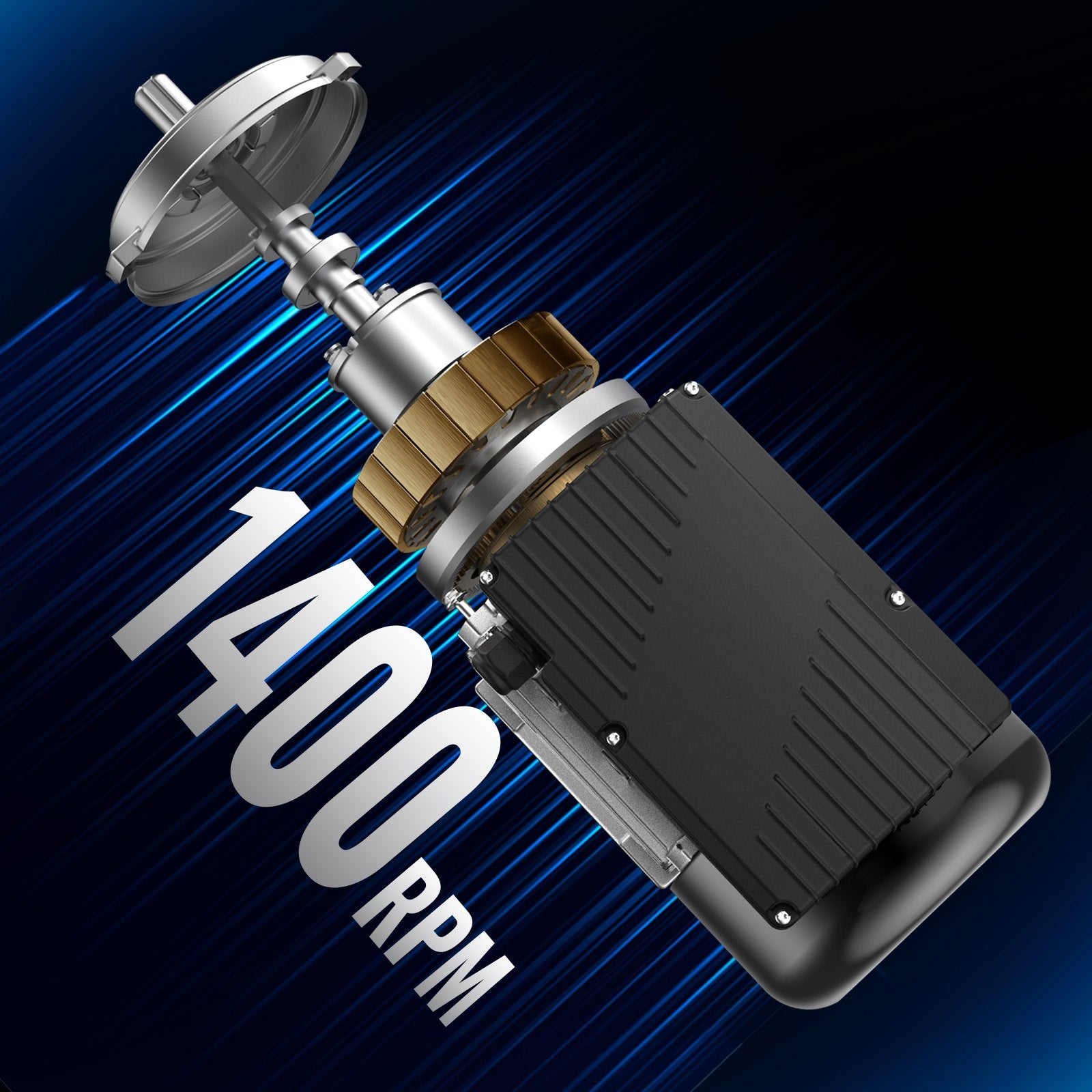 0.75KW Electric Motor 1400 rpm, AC 220~240V 5.45A, 80, B3 Frame, Air Compressor Motor Single Phase, 19mm V952-TYJLIECDJ1406H7Z4V7