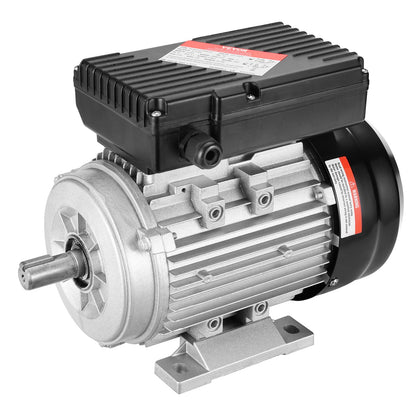 0.75KW Electric Motor 1400 rpm, AC 220~240V 5.45A, 80, B3 Frame, Air Compressor Motor Single Phase, 19mm V952-TYJLIECDJ1406H7Z4V7